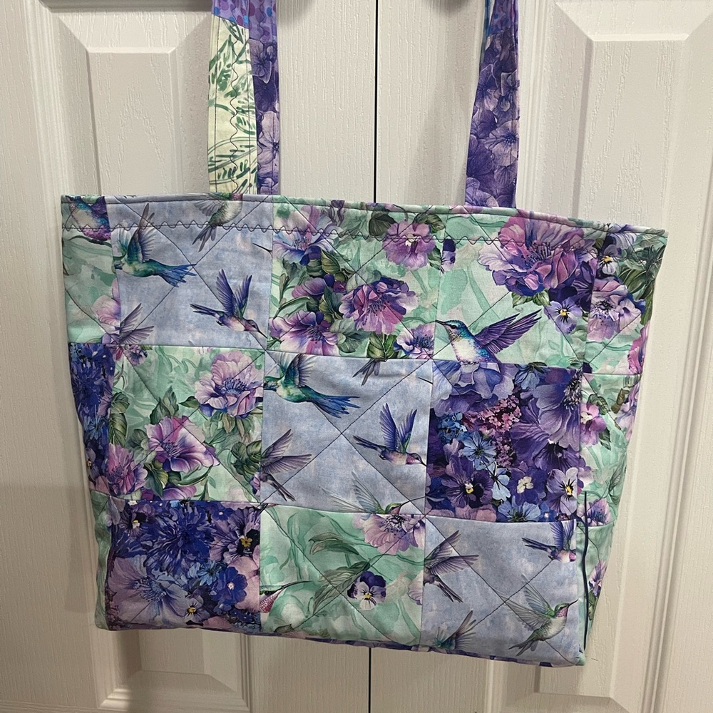 Floral Patchwork Tote Bag